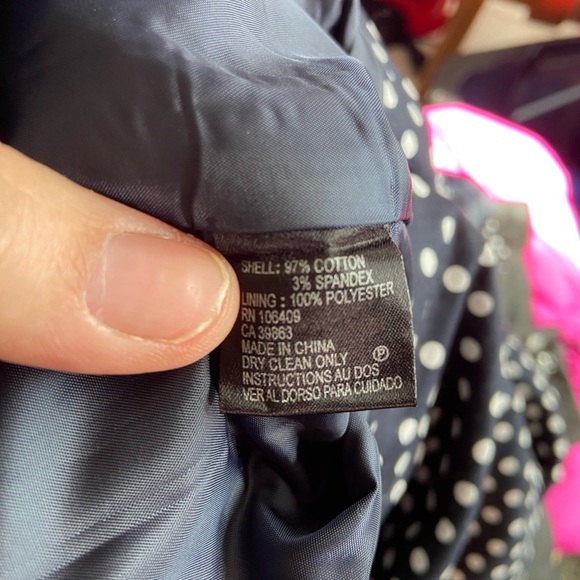 T Tahari Elegant Black and White Polka Dot Dress size 10 - Picture 6 of 6